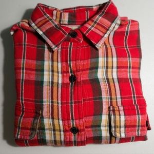 Ralph Lauren Red Plaid Long sleeve button up Rl Big shirt